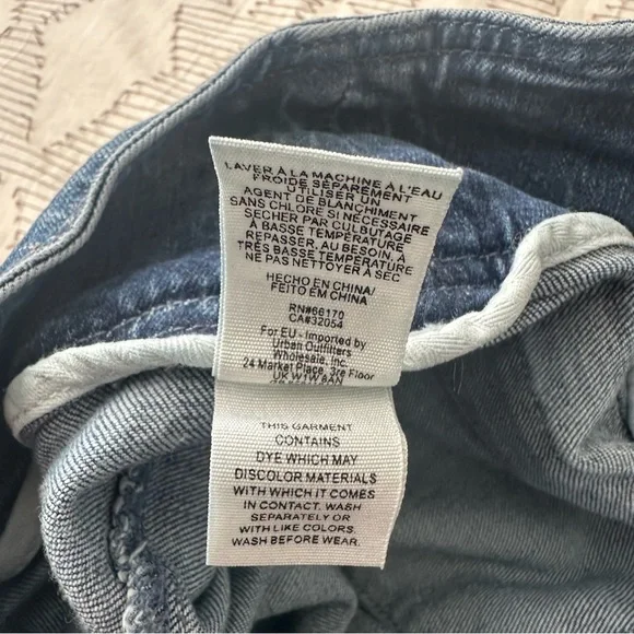 Free People Penrose High Waisted Denim Overalls - Picture 12 of 12